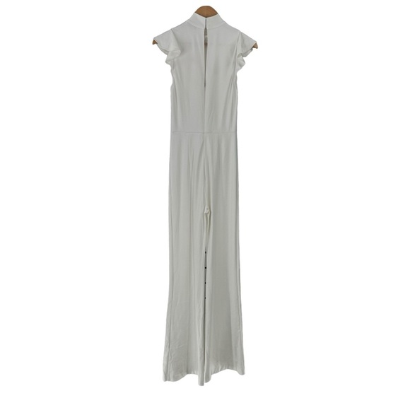 Amanda Uprichard | Davina Jumpsuit in Optic White Size S - Picture 3 of 7
